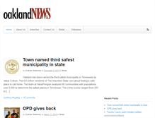 Tablet Screenshot of oakland-news.com